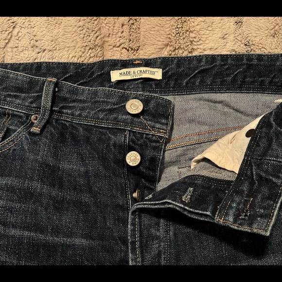 Levi's Other - 🇺🇸 Levi's Made & Crafted Jeans Straight Button Fly Mens 34X34 Made In USA